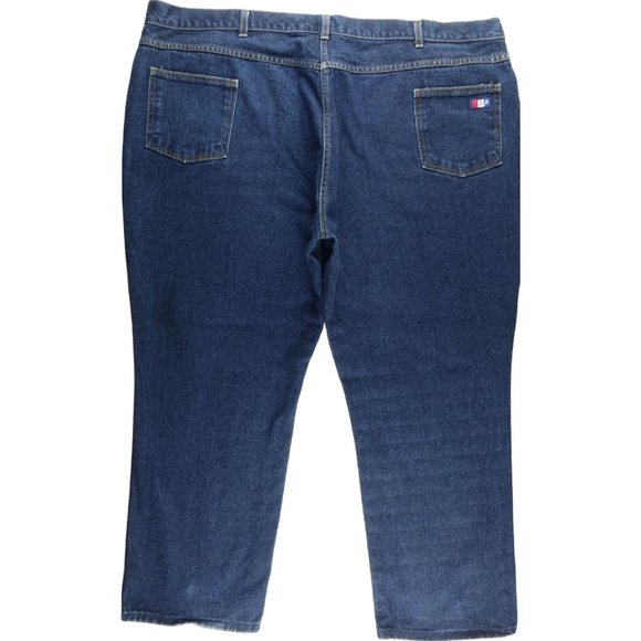 USA Works Straight Jeans Men's 50x30 B907 - Picture 2 of 6